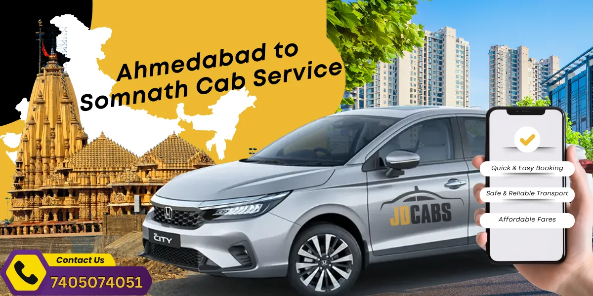 Ahmedabad to Somnath Cab Taxi Service - JD Cabs