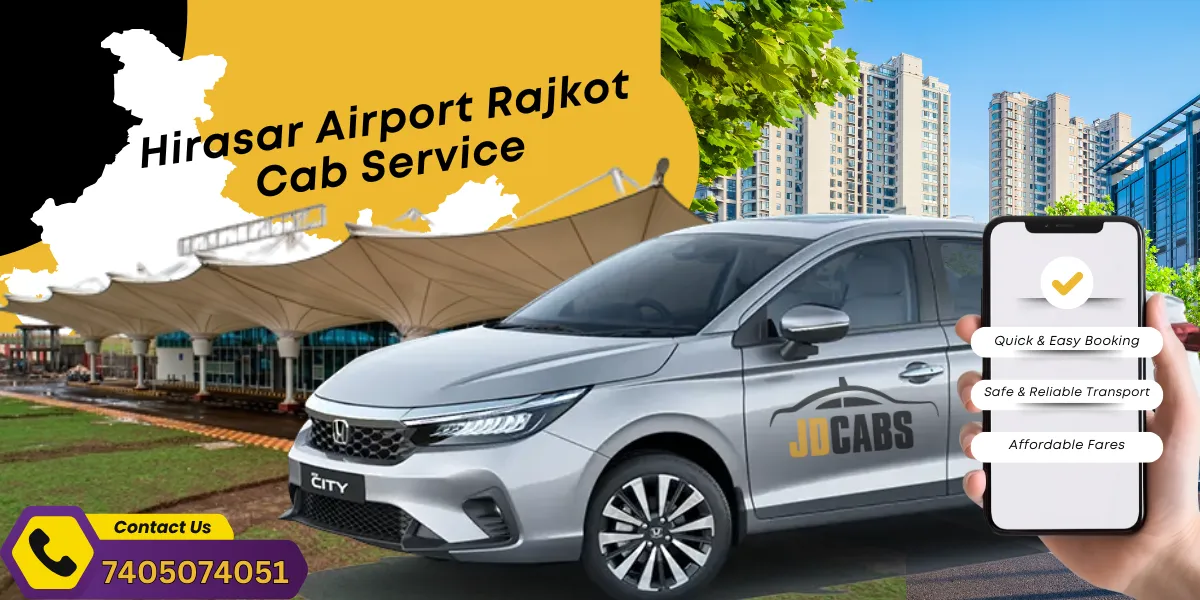 Hirasar Airport Rajkot Cab Taxi Service - JD Cabs